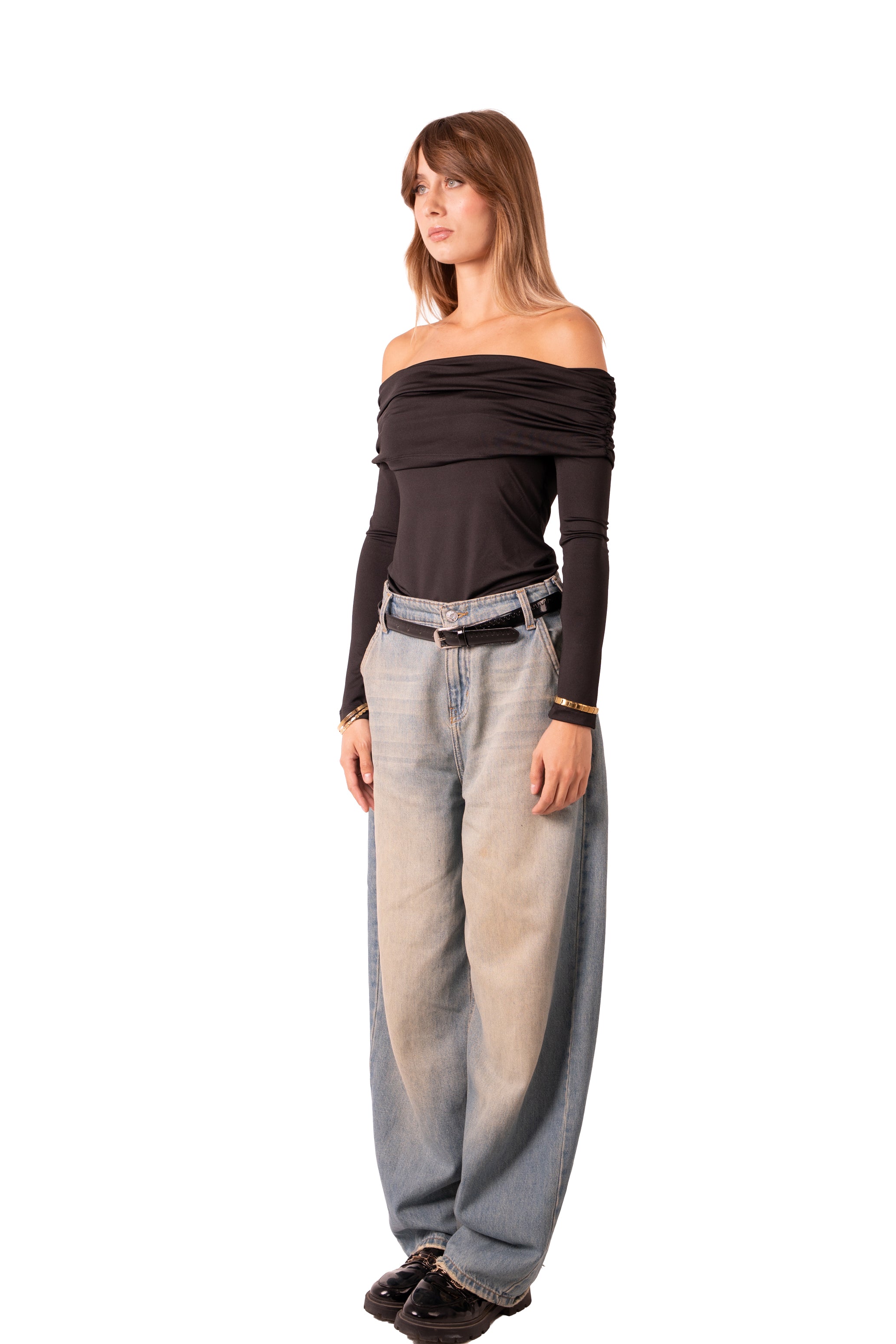 Off Shoulder Top - Black