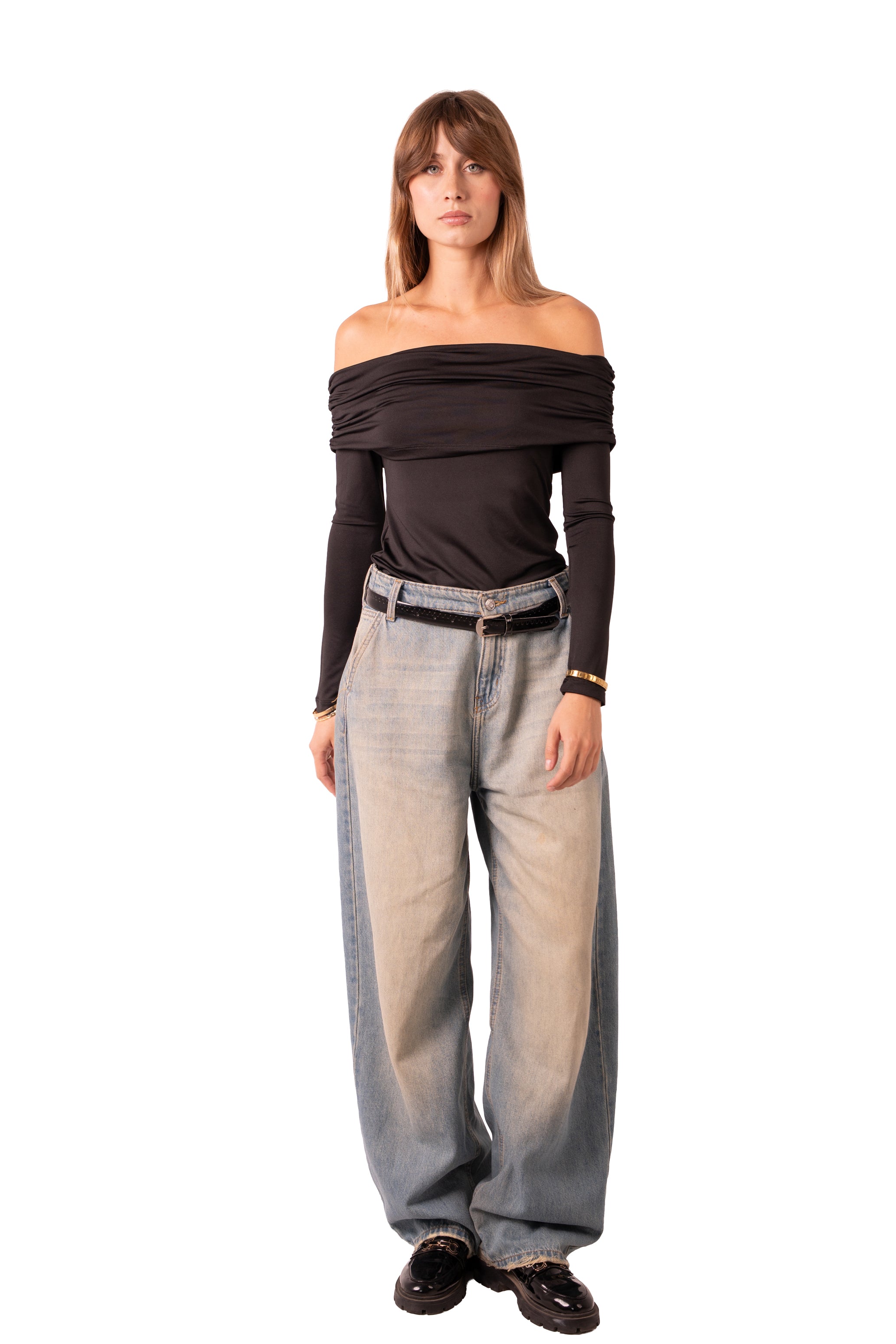 Off Shoulder Top - Black