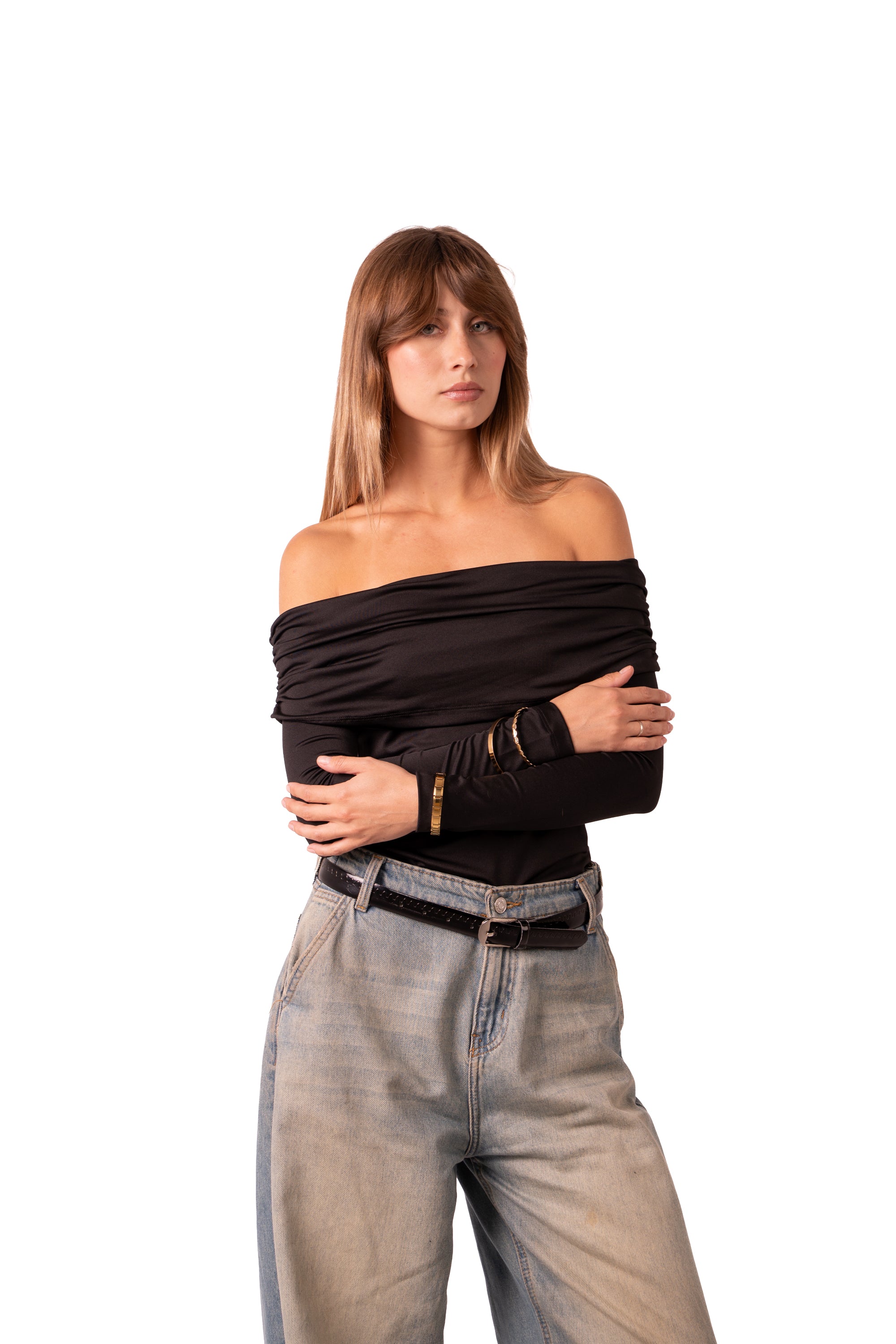 Off Shoulder Top - Black