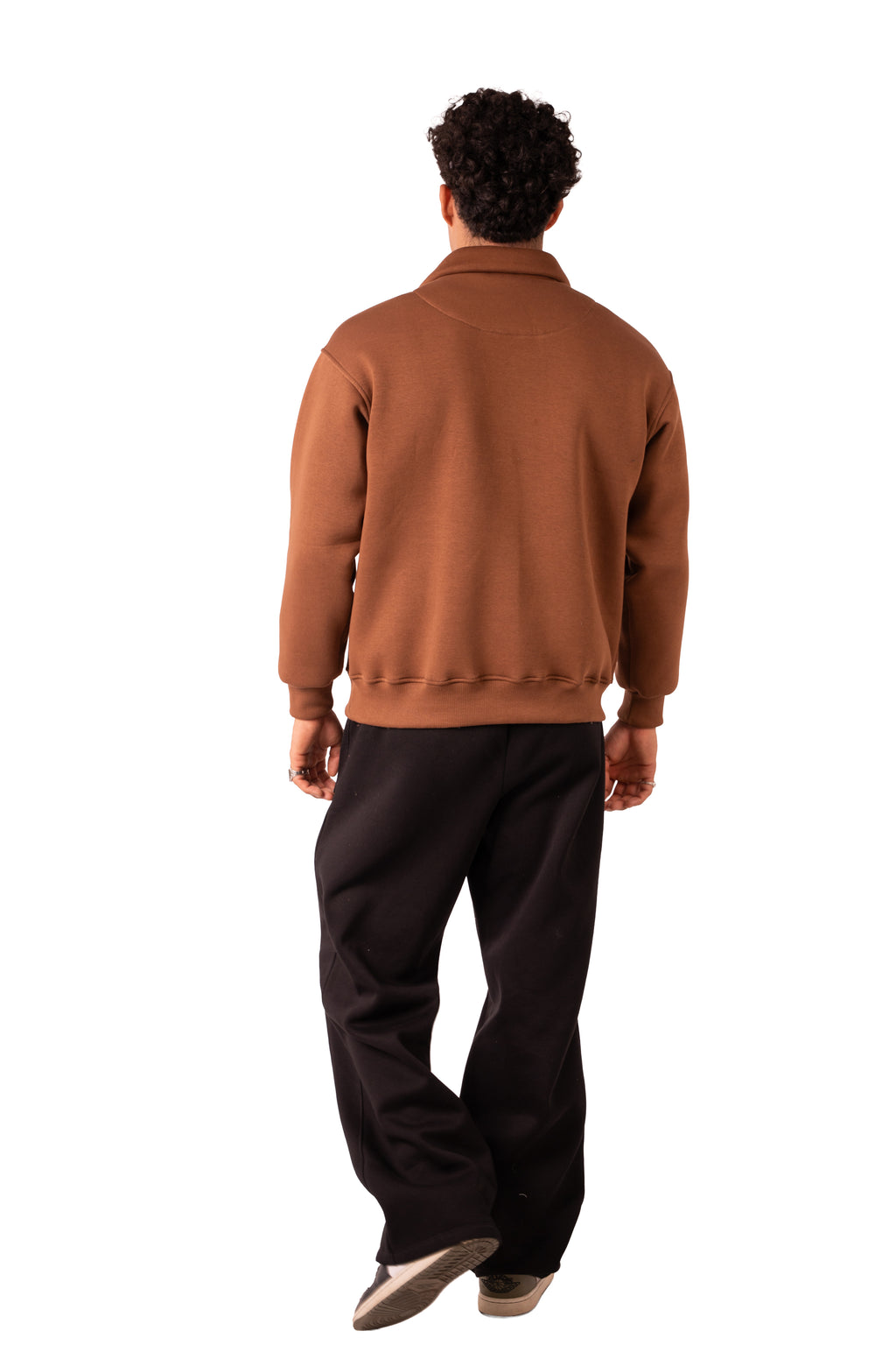 Quarter Zip - Cocoa Brown