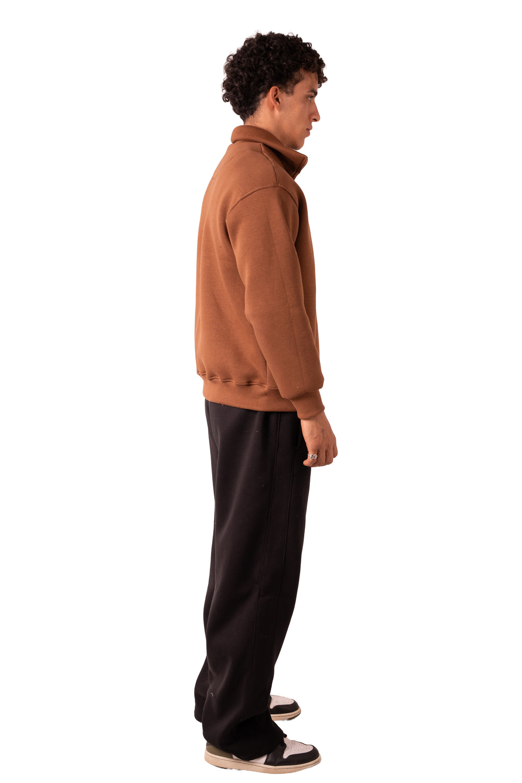 Quarter Zip - Cocoa Brown