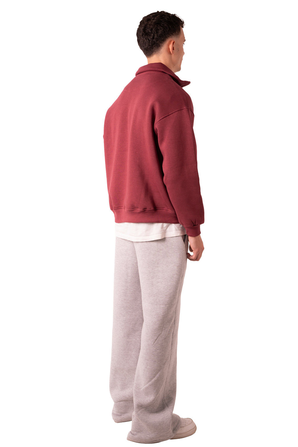 Quarter Zip - Burgundy