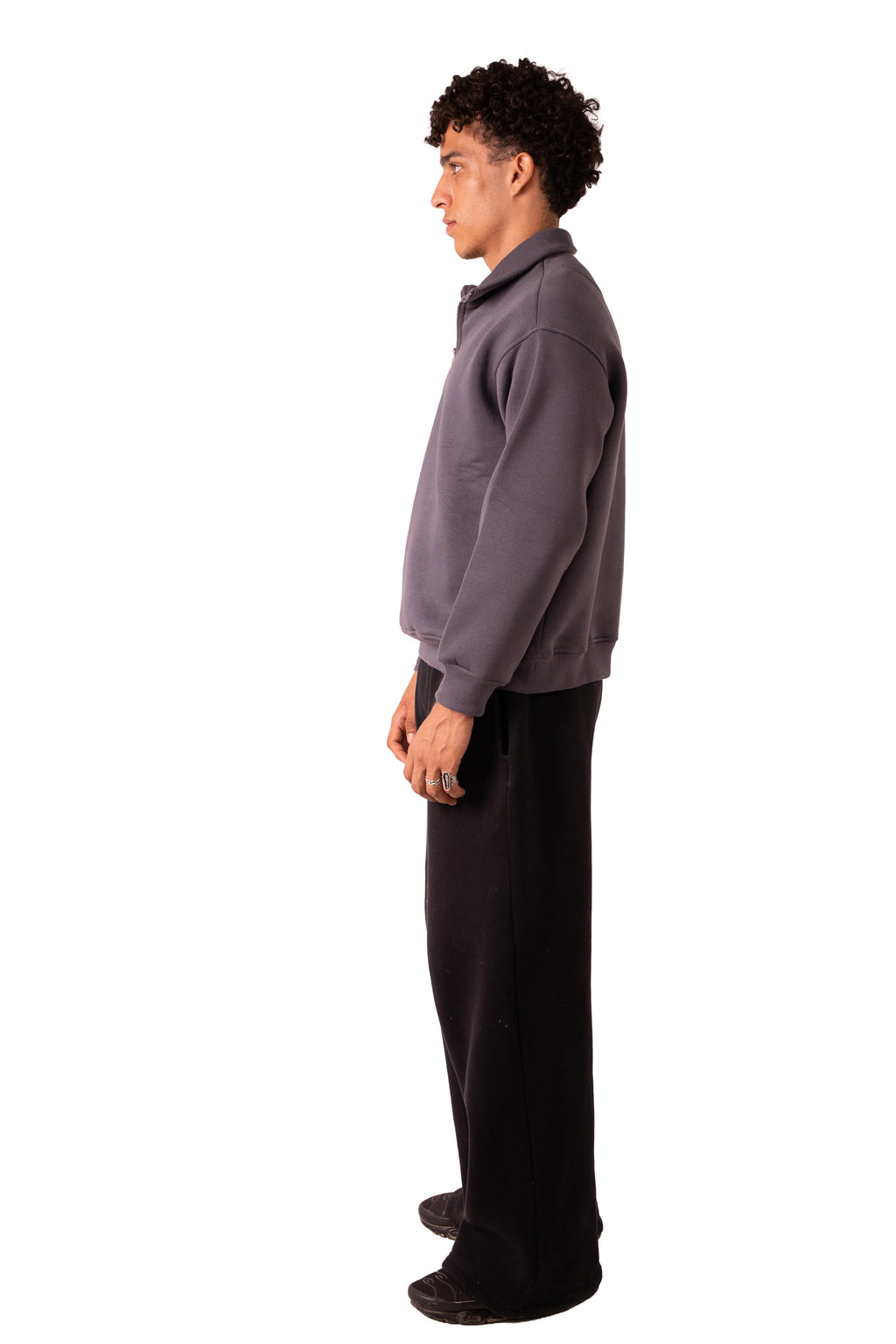 Quarter Zip - Dark Grey