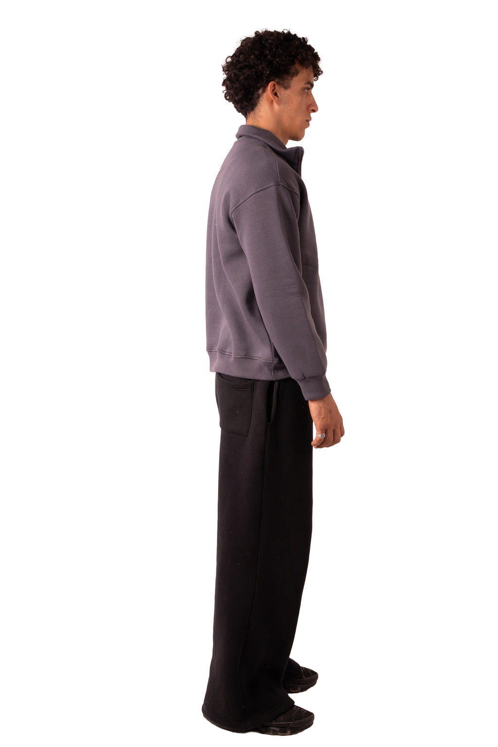 Quarter Zip - Dark Grey