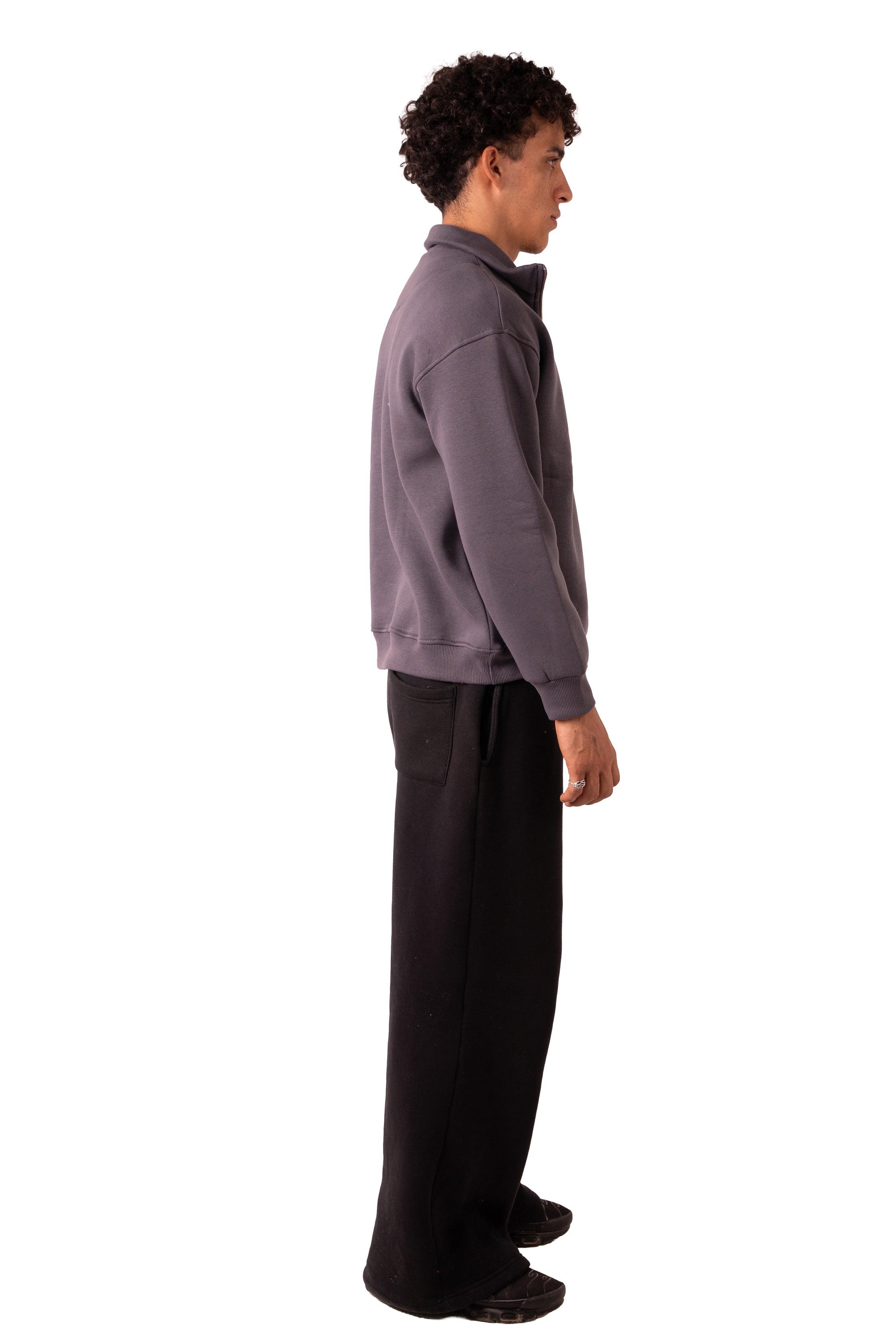 Quarter Zip - Dark Grey