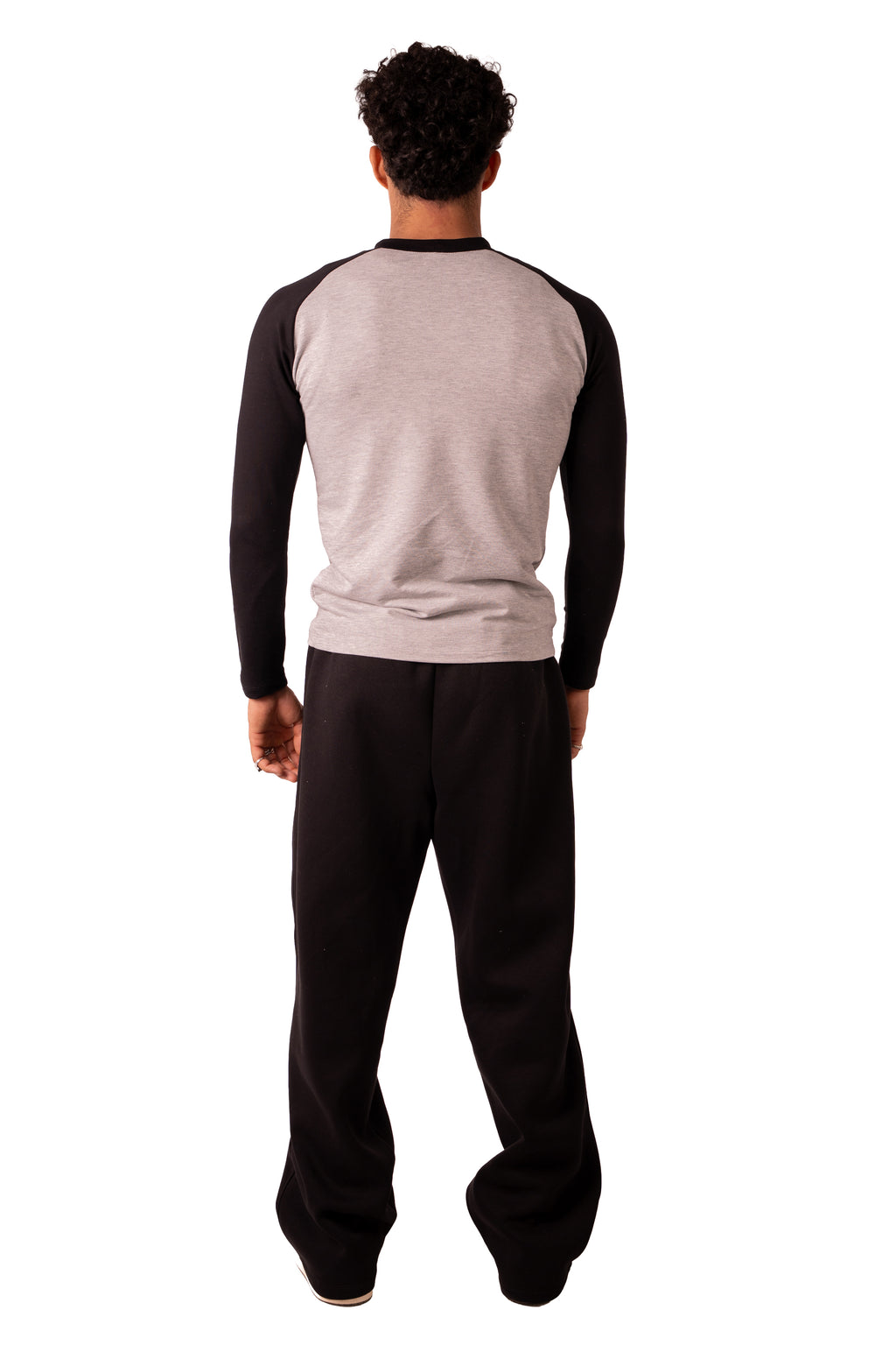 Reglan Tshirt - Light Grey x Black