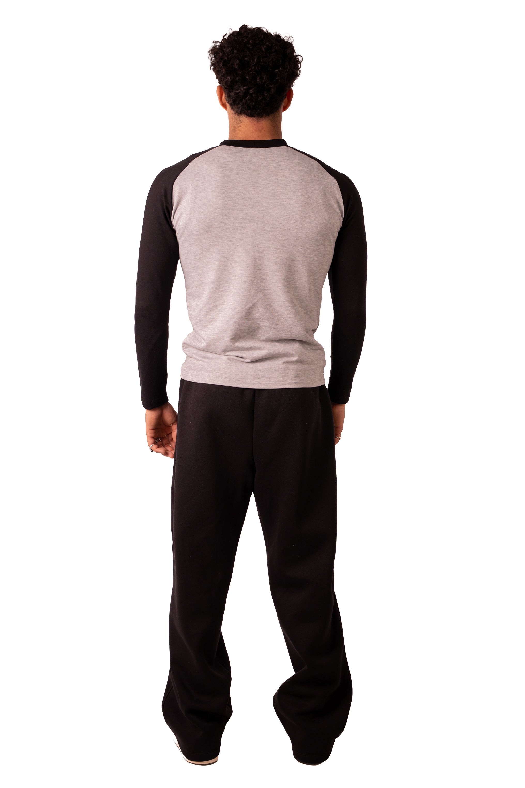 Reglan Tshirt - Light Grey x Black