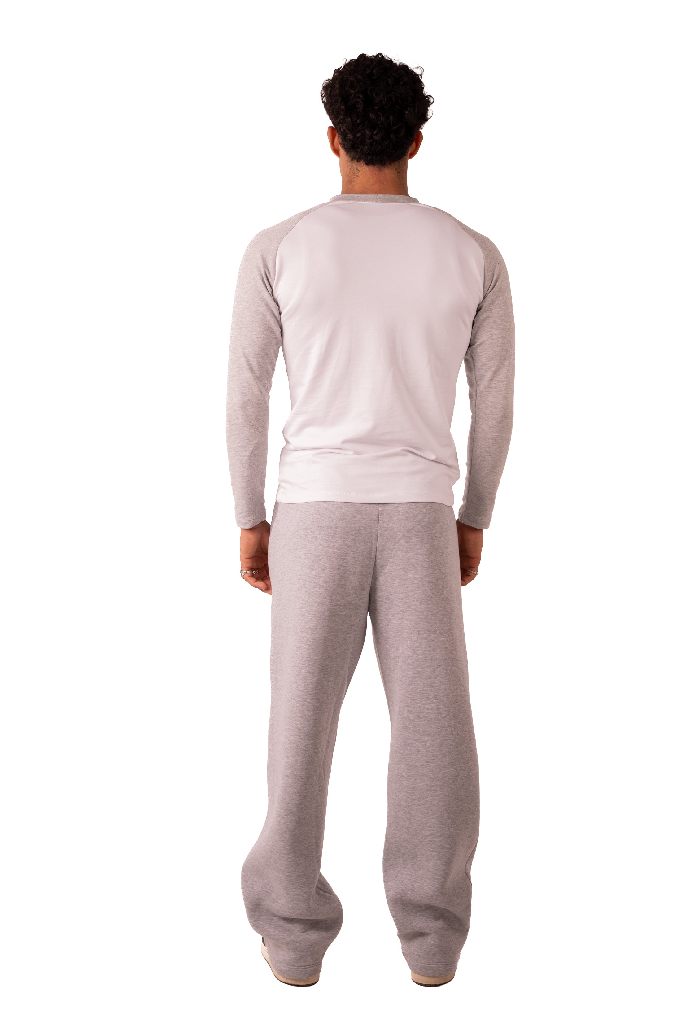 Reglan Tshirt - White x Light Grey