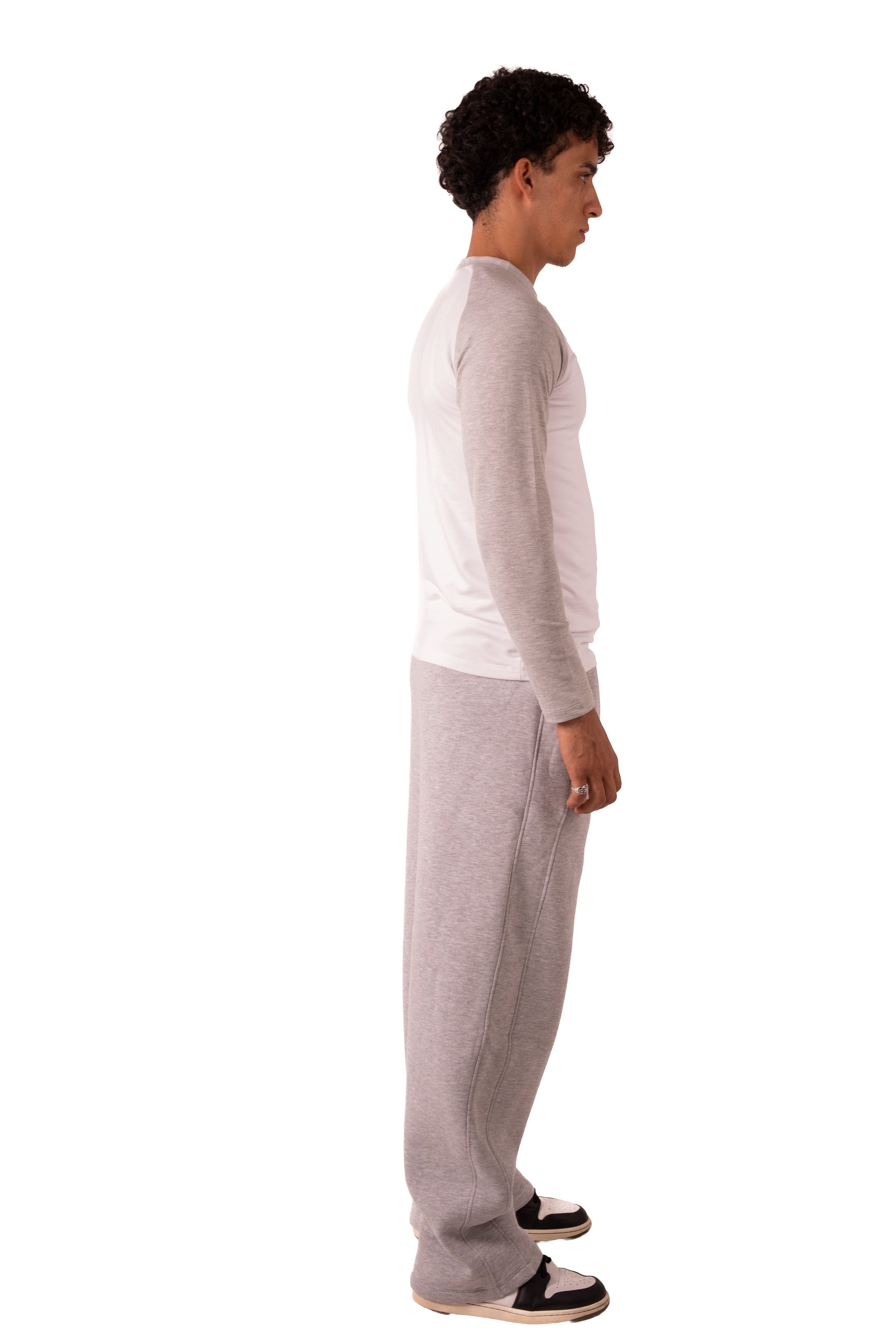 Reglan Tshirt - White x Light Grey