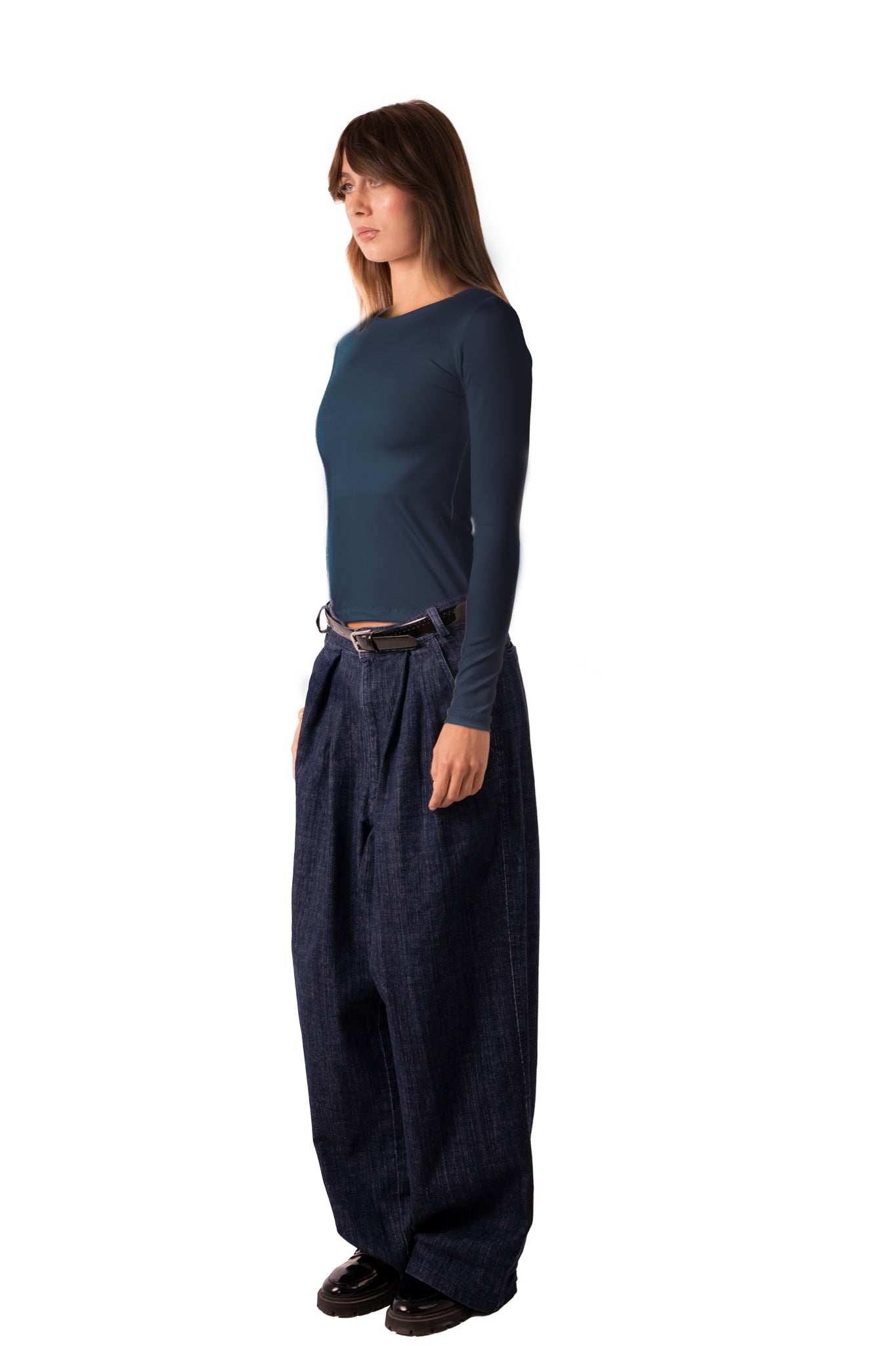 Scoop Neck Top - Emerald Green