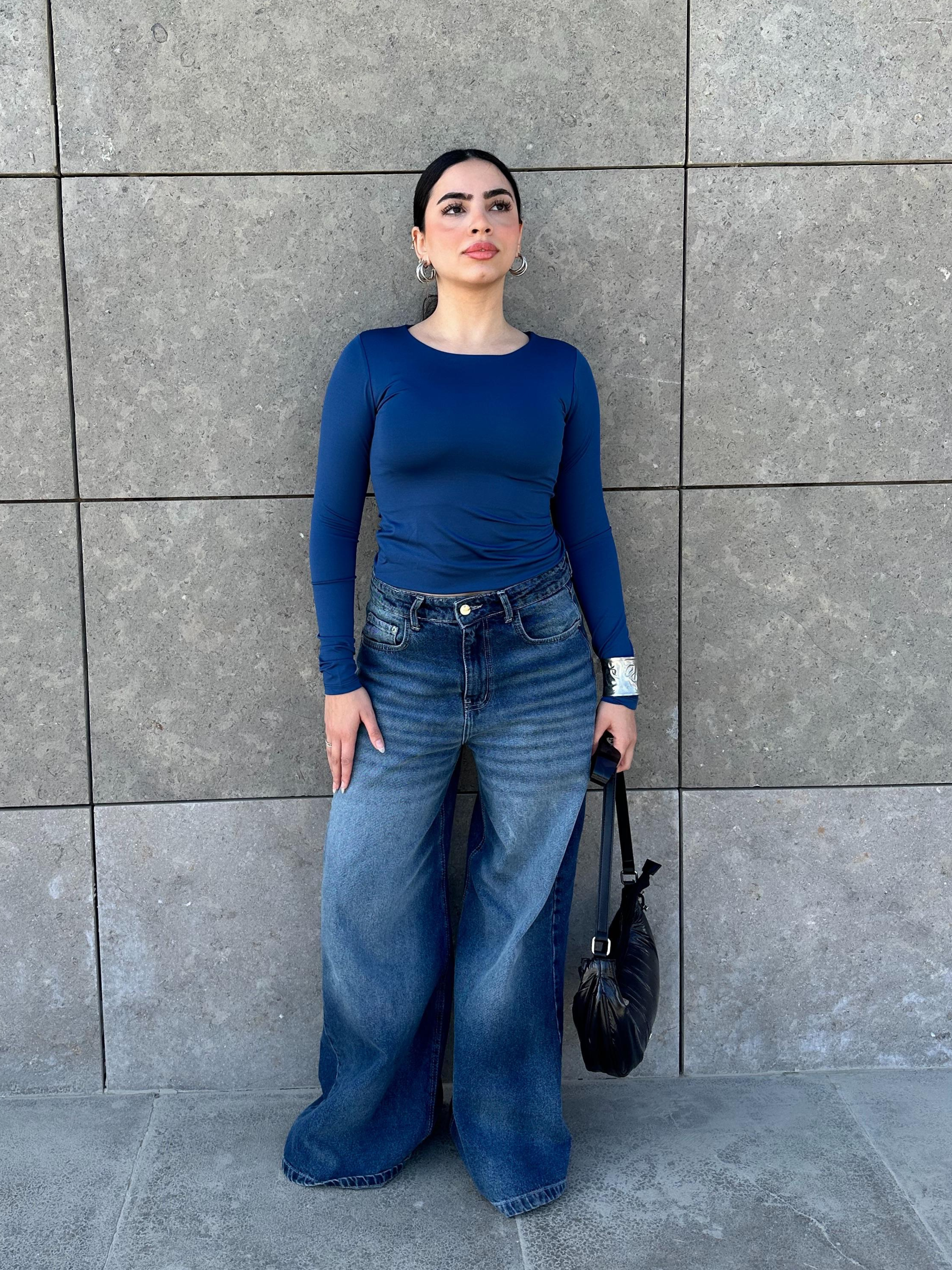 Scoop Neck Top - Royal Blue