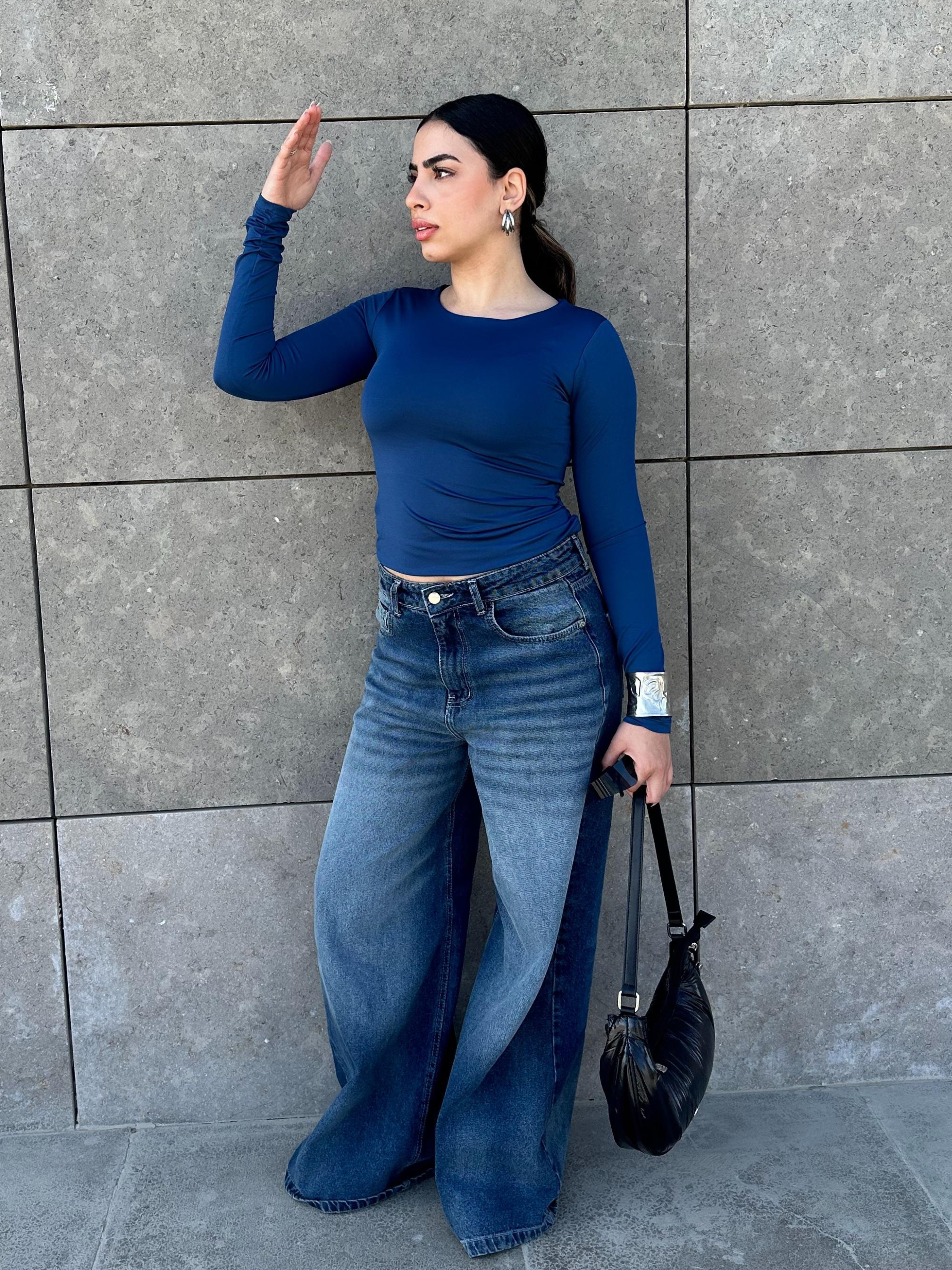 Scoop Neck Top - Royal Blue