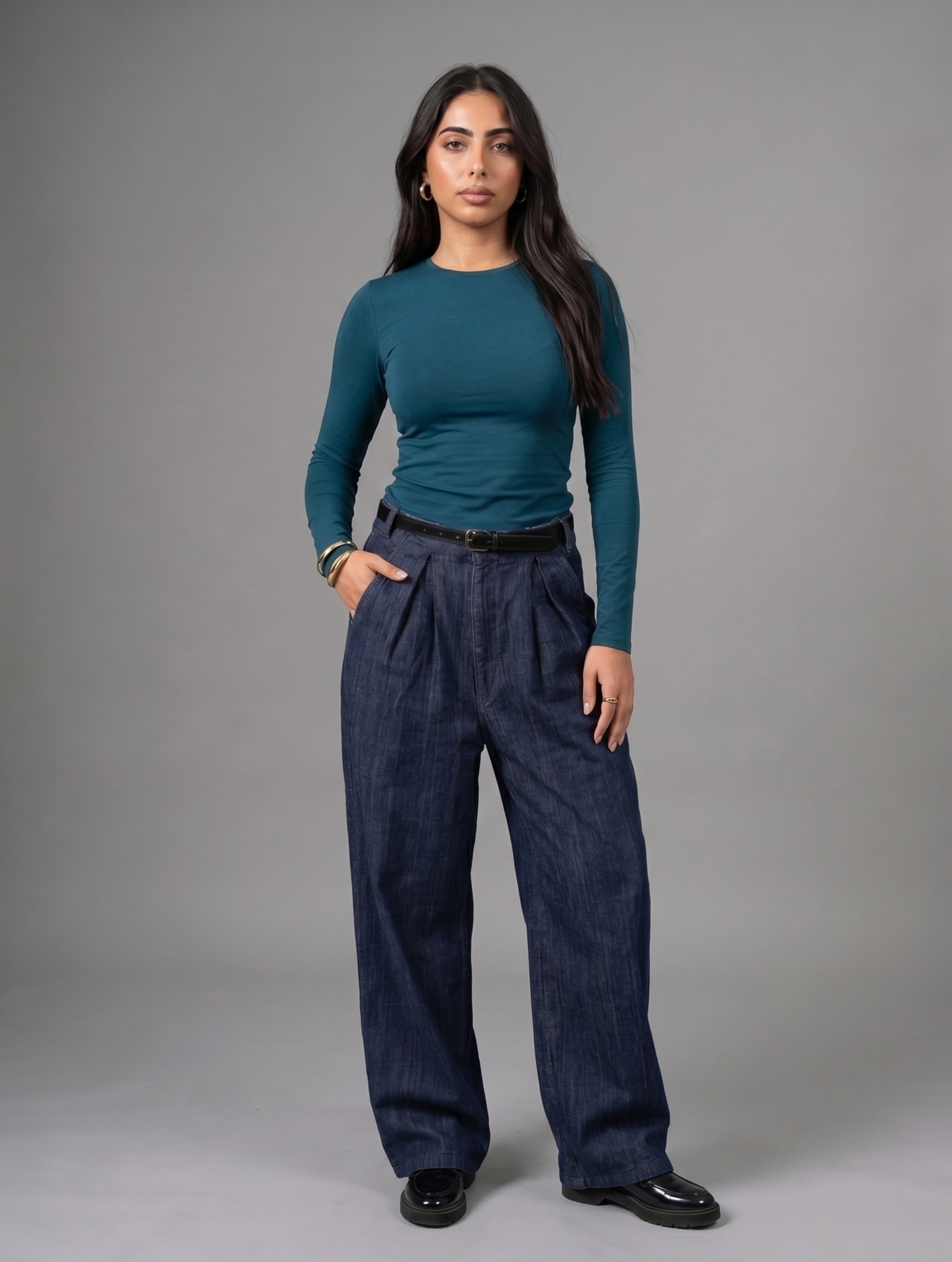 Scoop Neck Full Sleeve Top