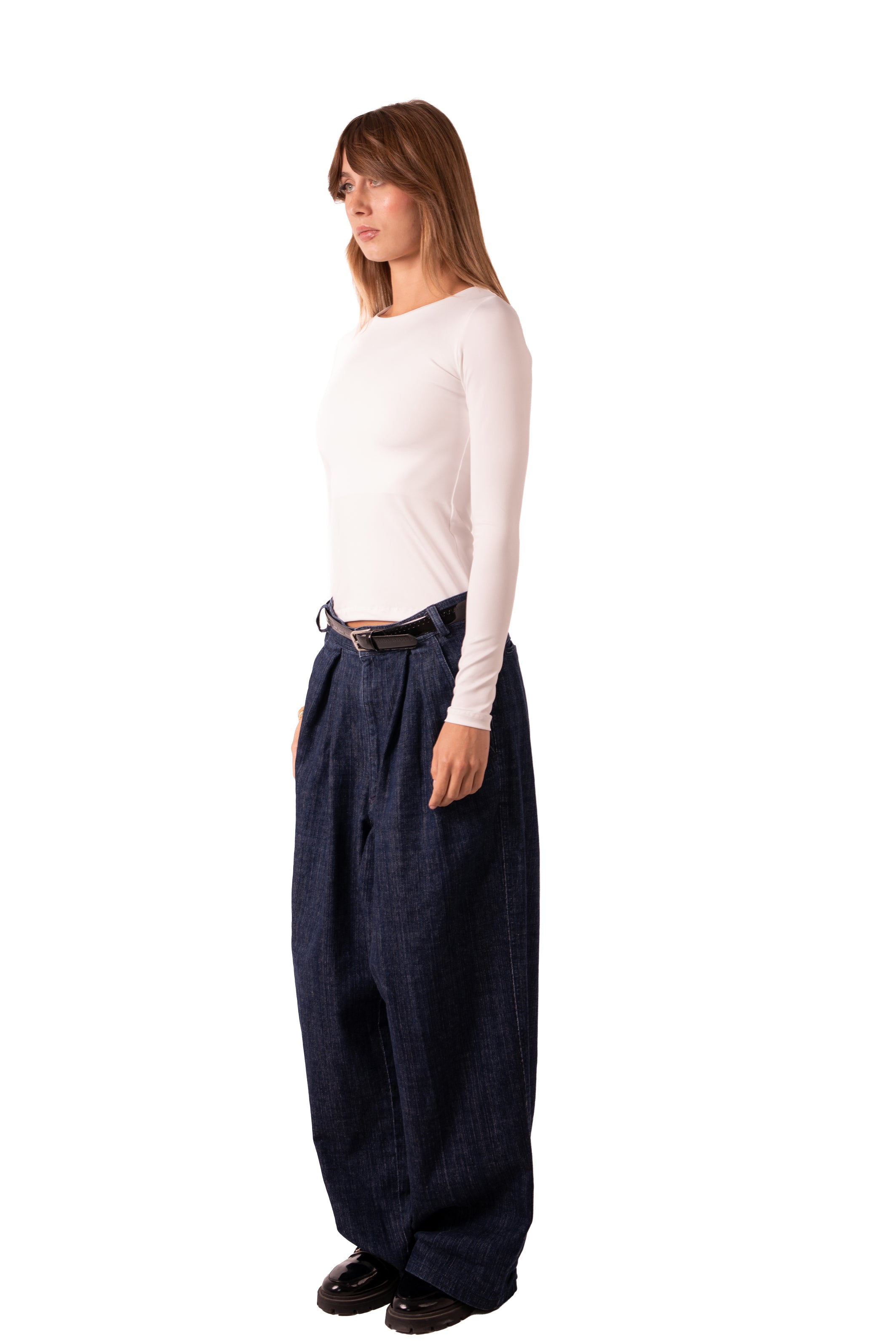 Scoop Neck Top - White