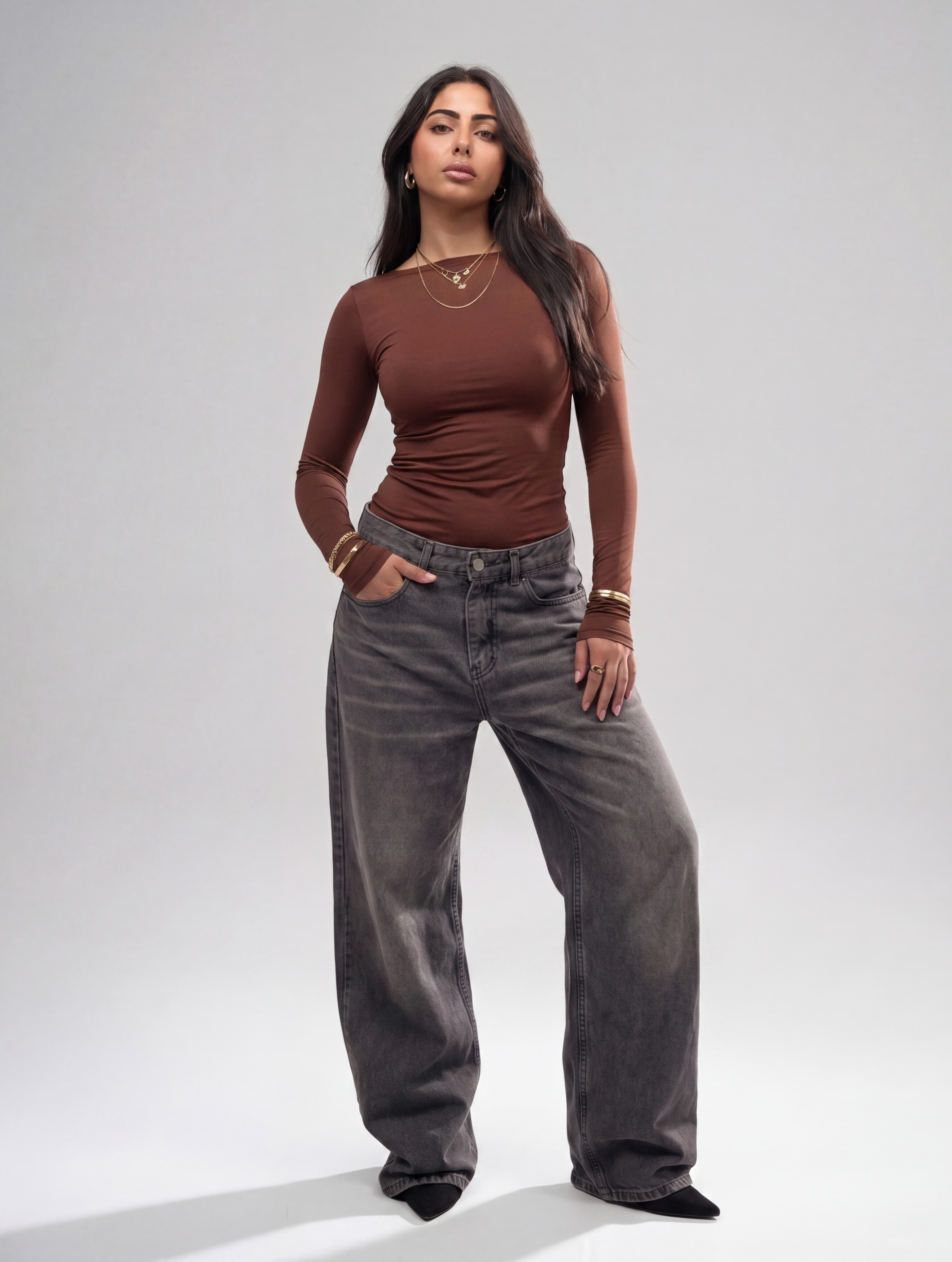Scoop Neck Full Sleeve Top