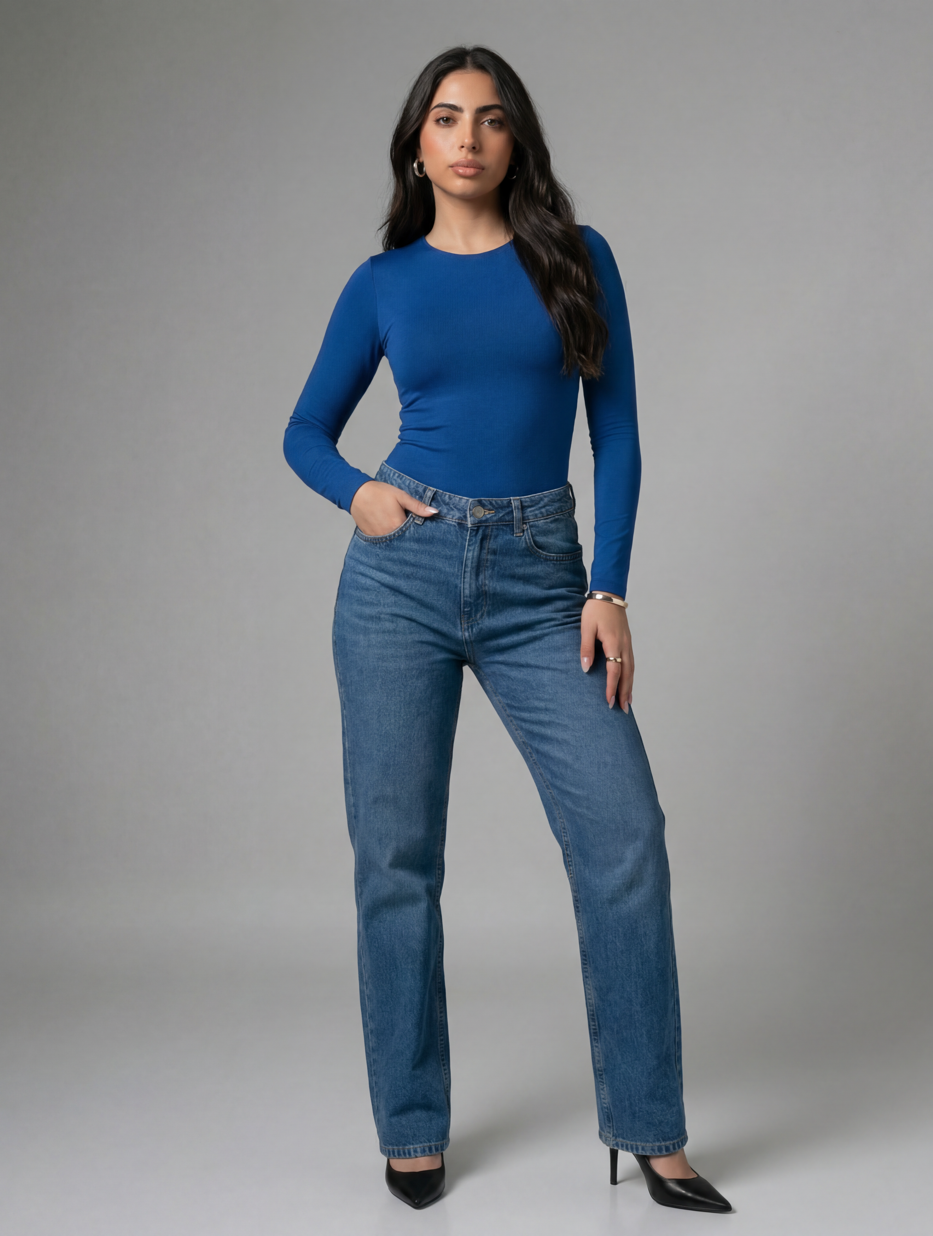 Scoop Neck Full Sleeve Top