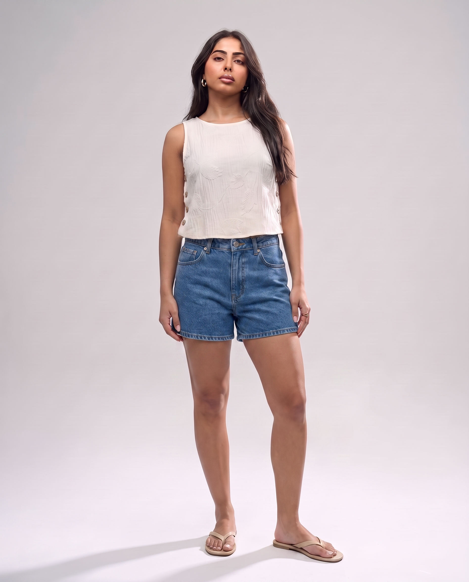 Vale Side Buttoned Top