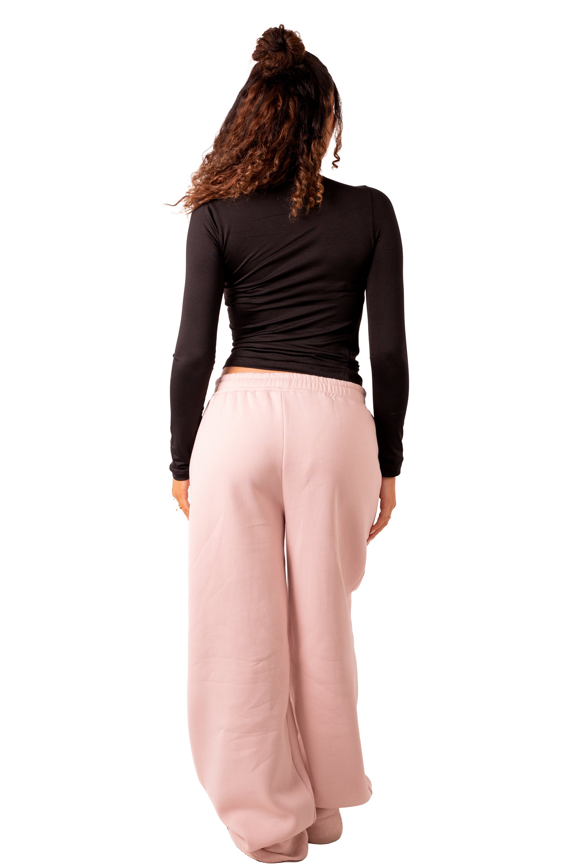 Side Drape Full Sleeve - Black