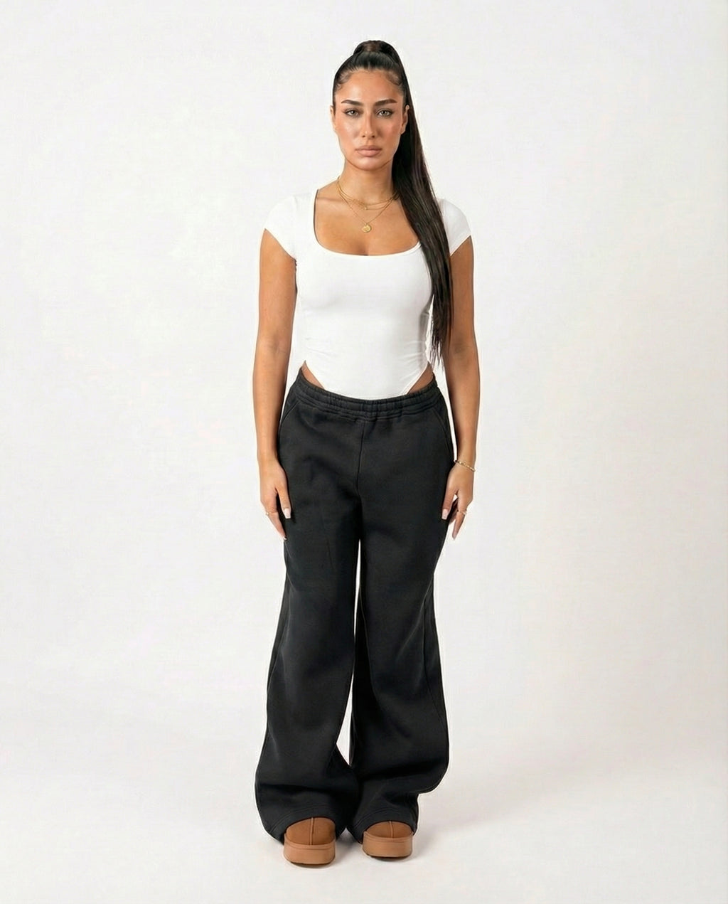 Summer Wide Leg Sweat Pants