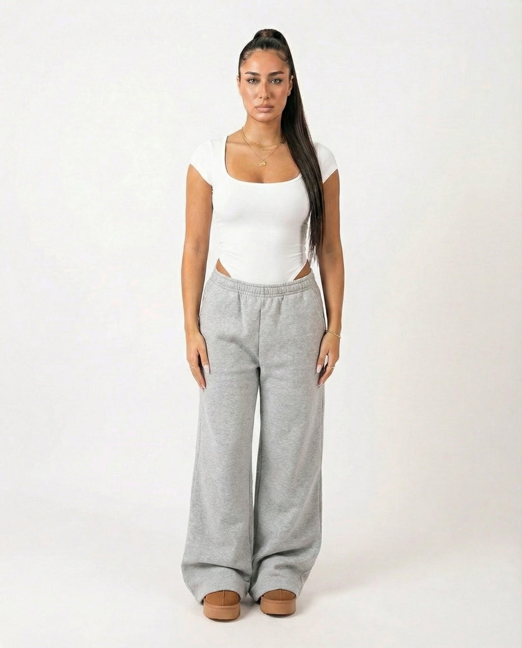 Summer Wide Leg Sweat Pants