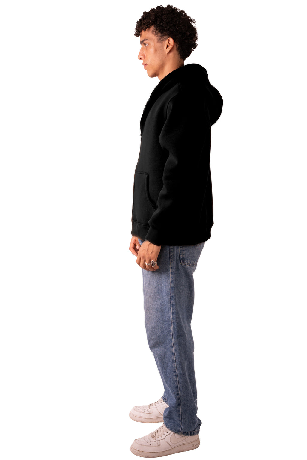 Zip Up Jacket - Black