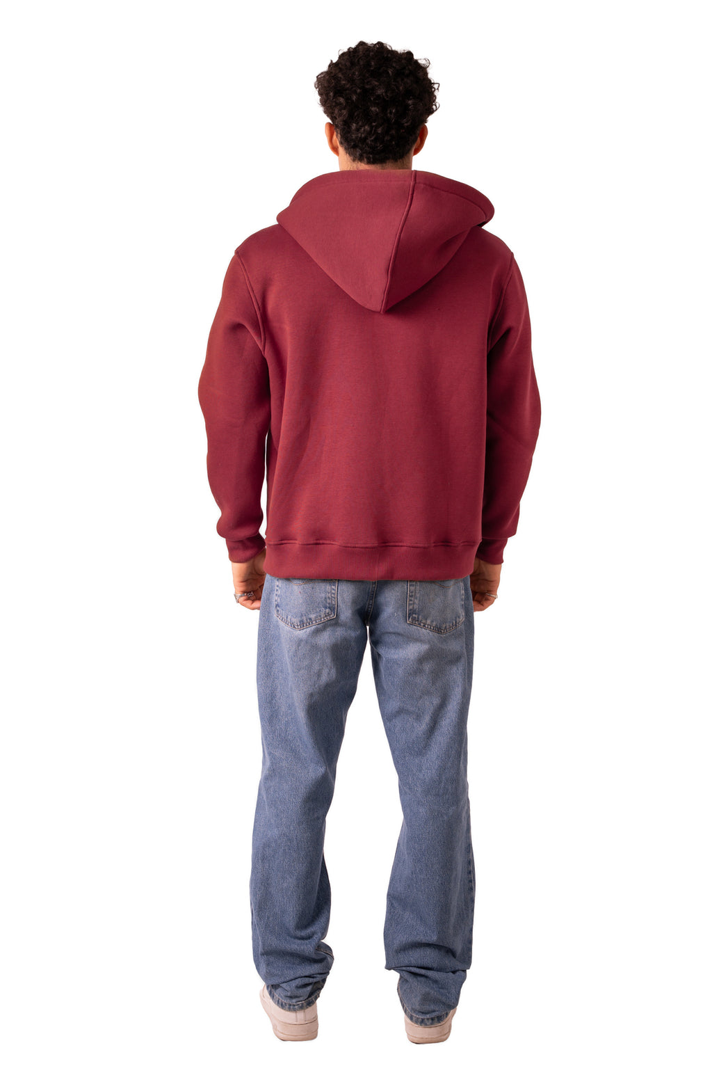 Zip Up Jacket - Burgundy