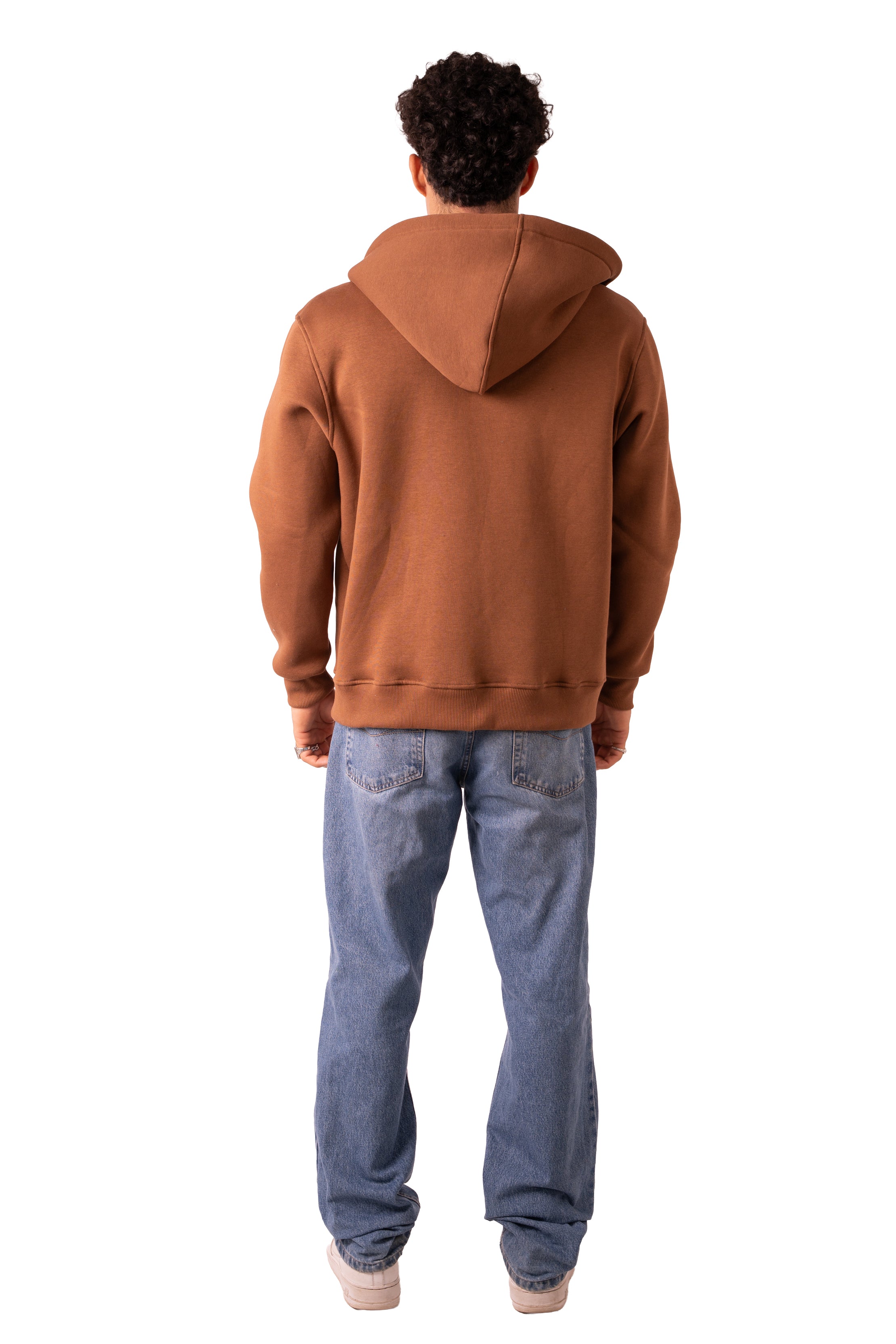 Zip Up Jacket - Cocoa Brown