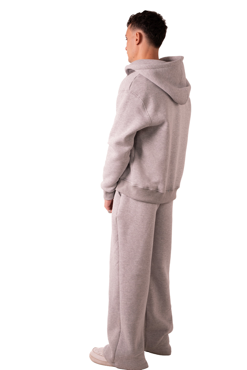 Zip Up Jacket - Light grey